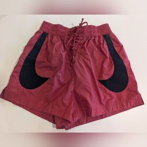 Nike Circa 50 Women's Red and Black Boxing Athletic Shorts small